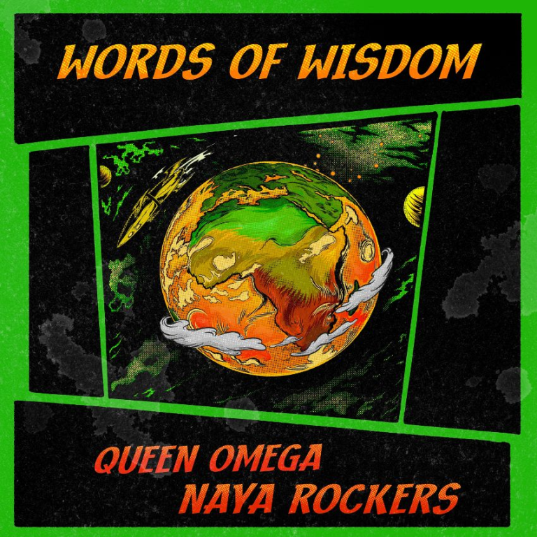 Cross-continental sparks fly in Queen Omega and Naya Rockers’ “Words of Wisdom”. Reggae Tastemaker
