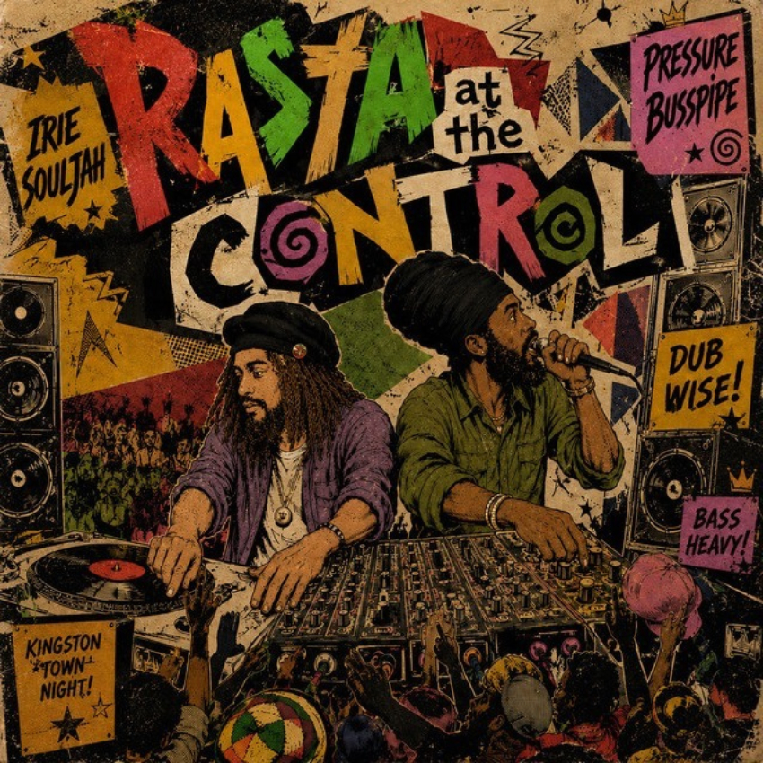Rasta At The Control: Irie Souljah and Pressure Busspipe link up on new roots drop. Reggae Tastemaker